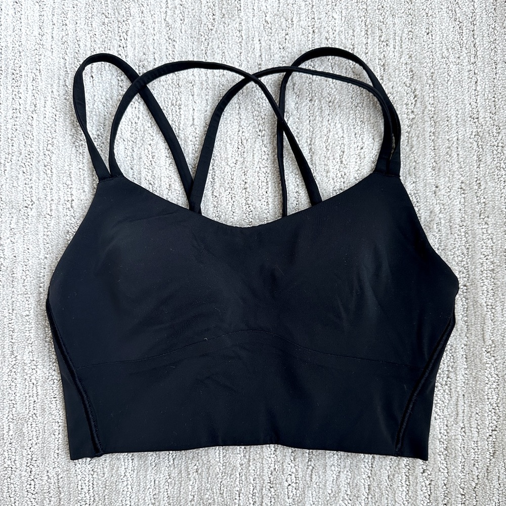 Lululemon Black Like a Cloud Sports Bra Size 4
